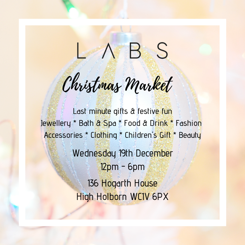 Emma Greenhill at LABS Christmas Market (Holborn) on Wednesday 19th December 2018